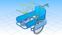 Convertible Bicycle Trailer for people.png